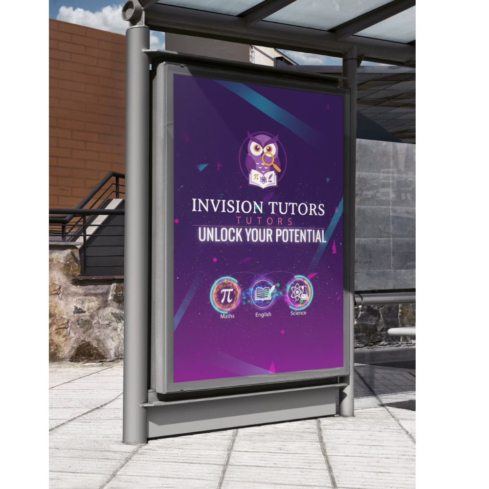 Educational advertisement for Invision Tutors